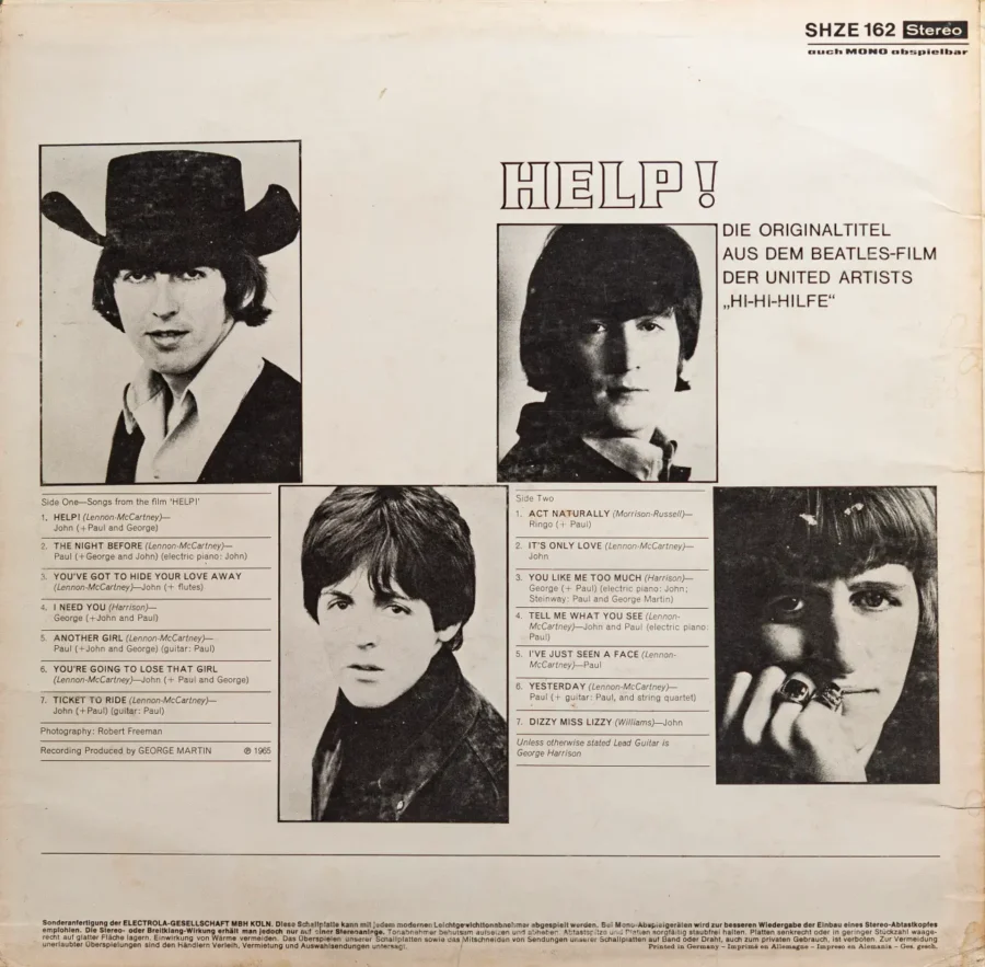 The Beatles Help! 1965 German Pressing | Patina Collector