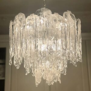 Mazzega Murano isglass lysekrone