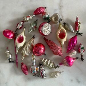 Patina Collector. Julenostalgi. Vintage julepynt i Mercury glass. Patina Collectors blogg